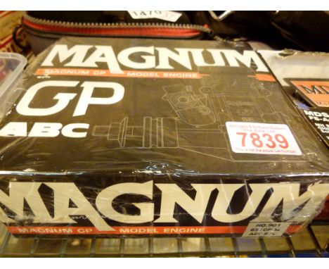 New boxed Magnum GP model, aircraft engine number 901, 65/GP 
