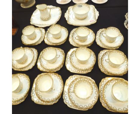 Standard China gilded tea service, pattern 3683, 40 pieces 