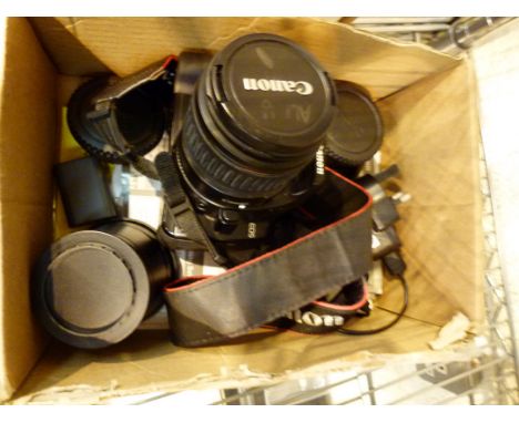 Canon 400 Swift digital camera with extender charger and software