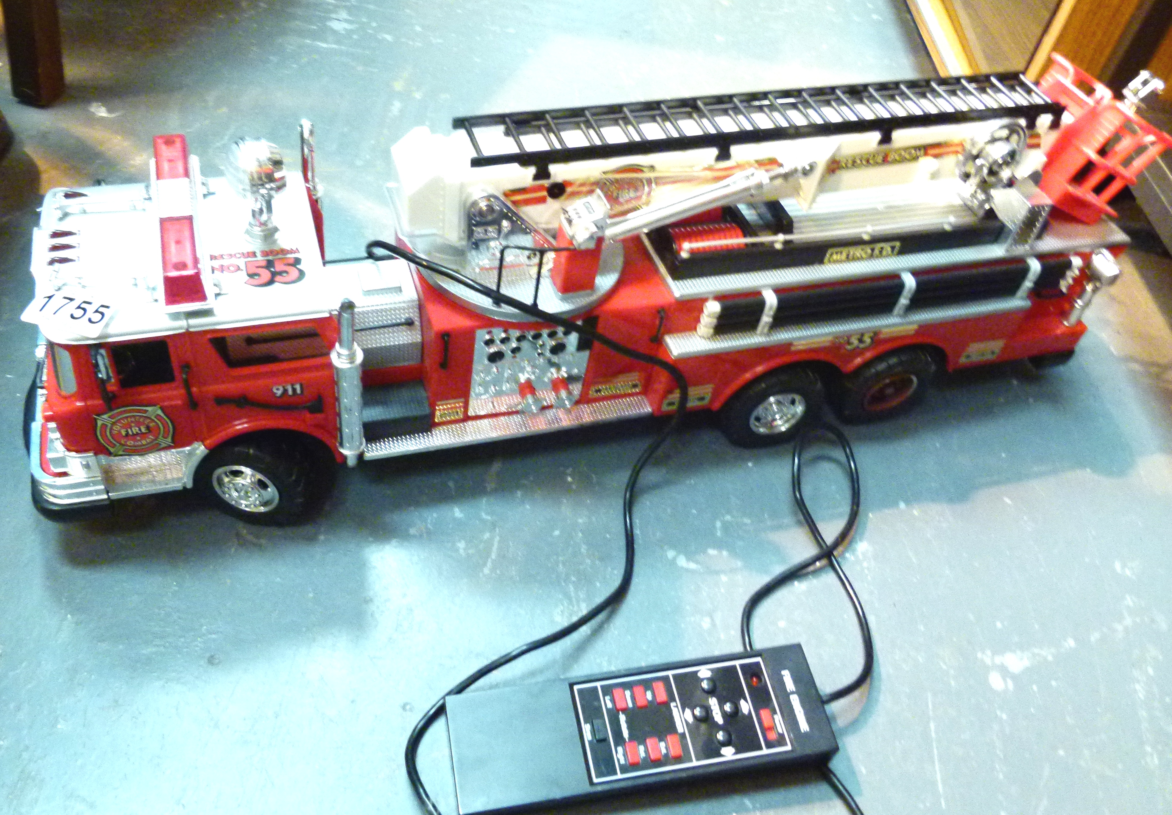 New Bright and Co large remote control fire engine