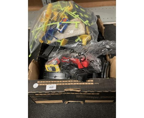 A QUANTITY OF SCALEXTRIC PARTS