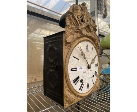 A REYMOND LONGCASE CLOCK FACE