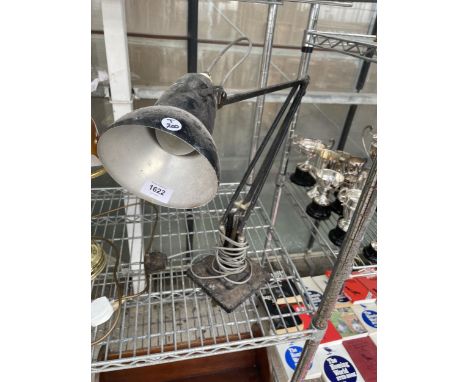 A RETRO BLACK ANGLE POISE LAMP