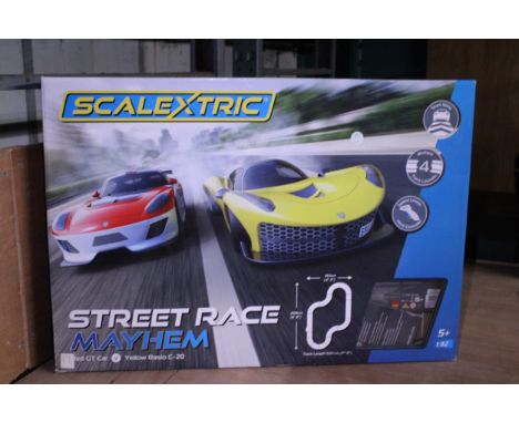 A SCALEXTRIC 'STREET RACE MAYHEM' - NO CARS