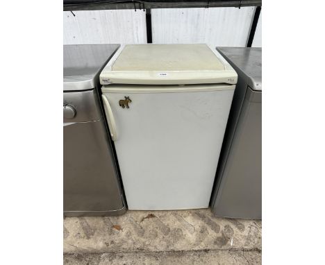 A WHITE LEC UNDER COUNTER FRIDGE