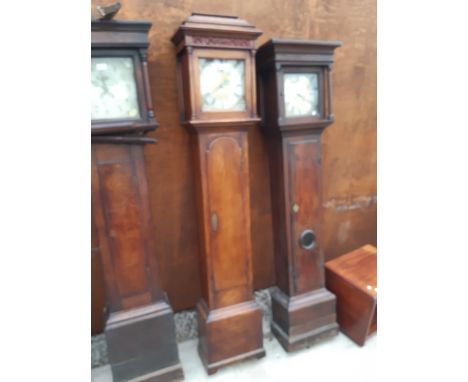 A THO. LAMBIRD OF DRAYTON BRASS FACED 30 HOUR LONGCASE CLOCK