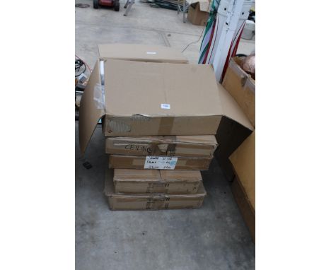 AN ASSORTMENT OF FLAT PANEL CEILING LIGHT FITTINGS
