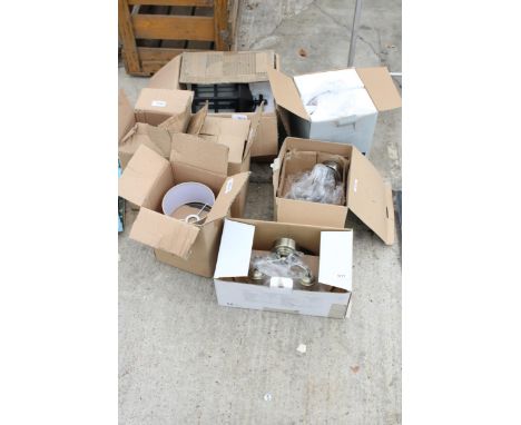 AN ASSORTMENT OF VARIOUS LIGHT FITTINGS