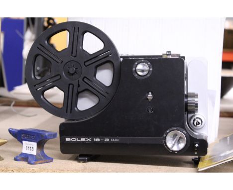 A BOLEX 18-3 DUO PROJECTOR WITH INSTRUCTIONS