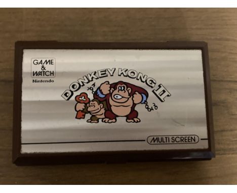 A VINTAGE GAME AND WATCH, DONKEY KONG II, MULTISCREEN