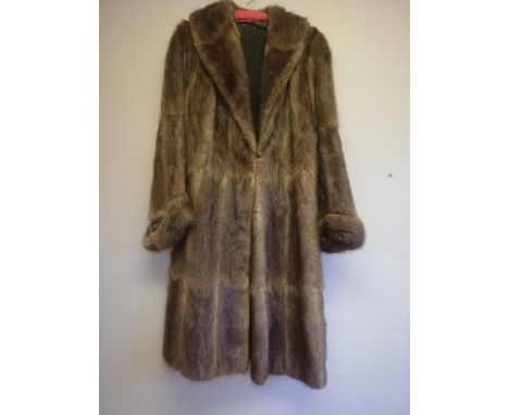 ladies vintage brown Mink coat 