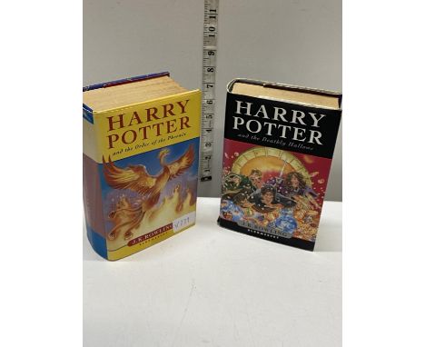 Two first edition Harry Potter books 