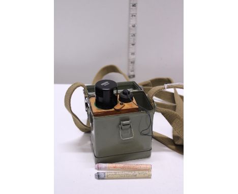 A vintage surveyors plumb level 