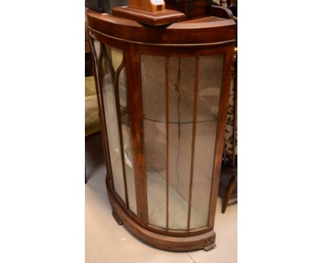 A 1960s-1970s teak display cabinet top four-shelf unit over cabinet with single shelf above pair of doors, width 51cm, height