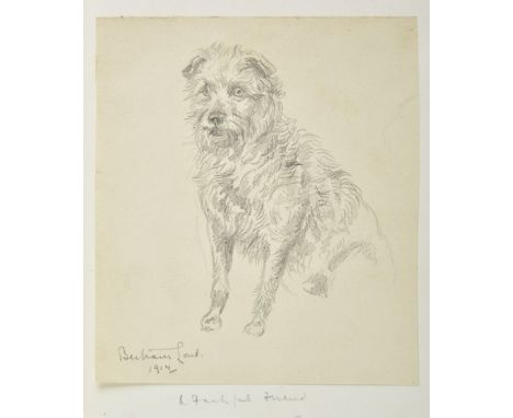 * Loud (Arthur Bertram, 1862-1930). An album of drawings and watercolours, seven tipped-in drawings by Arthur Bertram Loud, c