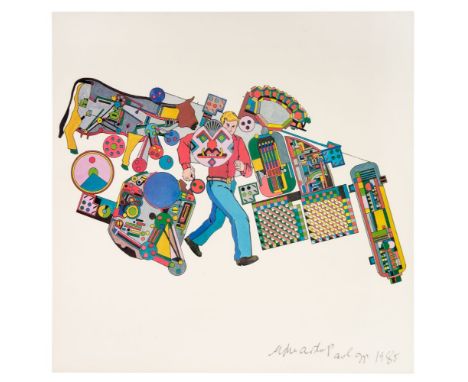 ARR * Paolozzi (Eduardo, 1924-2005). Underground Design, Folio X, Architectural Association, 1986, the complete folio of 18 s