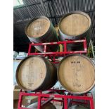 Lot of (4) Wooden Barrels (Used for Sours) | Rig Fee $50