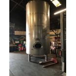Allied Beverage 120 BBL Stainless Steel Brite Tank - Dish Bottom, Glycol Jacketed, | Rig Fee $750
