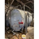Horizontal Stainless Steel Hot Liquor Tank (Approx. 9' Diameter and 13' Long) | Rig Fee $500