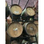 Lot of (4) Wooden Barrels (Used for Sours) | Rig Fee $50