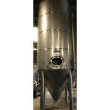 Allied Beverage 120 BBL Stainless Steel Fermentation Tank - Cone Bottom, Glycol Ja | Rig Fee $750