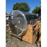 Premier Stainless 60 BBL Stainless Steel Brite Tank - Dish Bottom, Glycol Jacketed, | Rig Fee $750