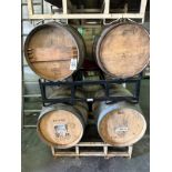 Lot of (4) Wooden Barrels (Used for Sours) | Rig Fee $50