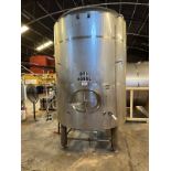 Allied Beverage 60 BBL Stainless Steel Brite Tank - Dish Bottom, Glycol Jacketed, | Rig Fee $750