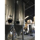 Allied Beverage 120 BBL Stainless Steel Fermentation Tank - Cone Bottom, Glycol Ja | Rig Fee $750