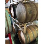 Lot of (4) Wooden Barrels (Used for Sours) | Rig Fee $50