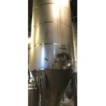 Allied Beverage 120 BBL Stainless Steel Fermentation Tank - Cone Bottom, Glycol Ja | Rig Fee $750