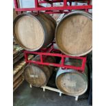 Lot of (4) Wooden Barrels (Used for Sours) | Rig Fee $50