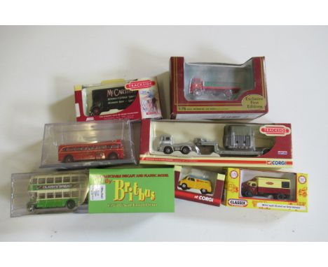 Seven OO scale model vehicles by Lledo, Classic and others, all items boxed M (Est. plus 21% premium inc. VAT)