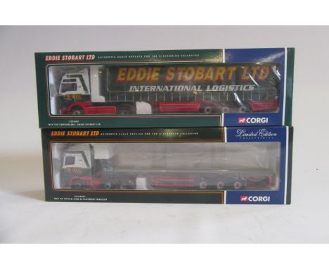 Corgi Stobart 1:50 scale CC13207 DAF, CC13401 Man, boxed M (Est. plus 21% premium inc. VAT)