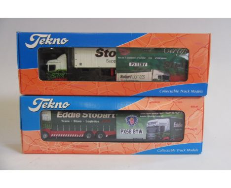 Tekno Stobart 1:50 scale 9584B Scania, 9932 Scania, boxed M (Est. plus 21% premium inc. VAT)