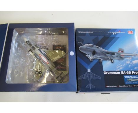 Hobby Master 1:72 scale model of Mcdonnell Douglas F4 Phantom and Grumman EA-6B Prowler, boxed, G-E (Est. plus 21% premium in