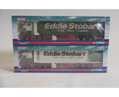 Corgi Stobart 1:50 scale CC14002 Volvo, CC13801 Mercedes, boxed M (Est. plus 21% premium inc. VAT)