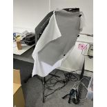 2 x 9 Bulb flash and interfit cover on Pixar Pro tripod