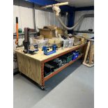 Mobile Dexion Table - Contents not included