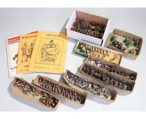 Wargames, the armies of the Macedonian and Punic Wars, together with Army Lists by Wargames, most of the figures painted, (qt