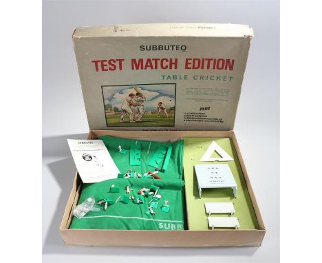 Subbuteo Test Match Edition, Table Cricket, boxed