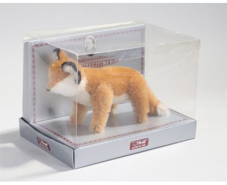 Steiff stuffed toy, Museum Collection, of a fox, replica, boxed