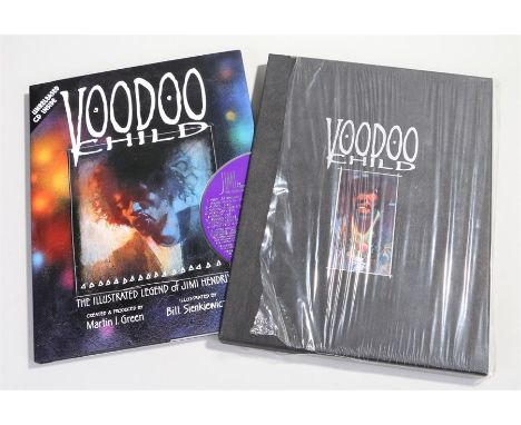 Voodoo Child The illustrated legend of Jimi Hendrix, signed by Bill Sienkiewicz (Marvel Comic artist) and limited number 534/