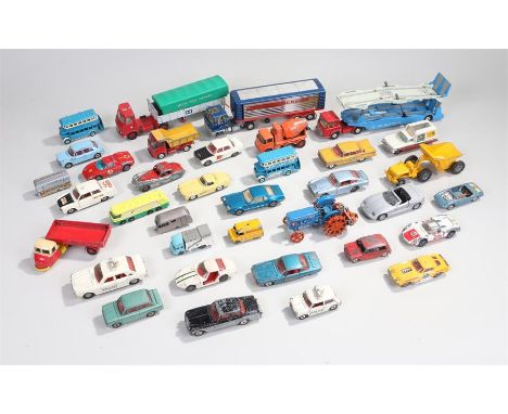 Collection of die cast vehicles, to include Dinky, Corgi Lledo, various types and models, (qty)