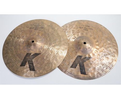 Zildjian, K Custom high definition 14" hi hats. (2)
