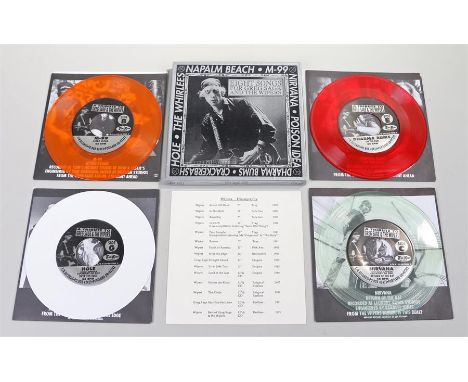 Eight Songs For Greg Sage And The Wipers, 4 x 7" singles compilation box set on coloured vinyl featuring Nirvana, Return Of T