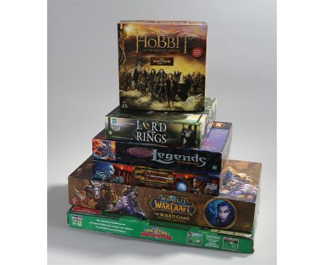 Collection of board games, to include World of Warcraft, Dungeons and Dragons, The Hobbit, Pro Action Football, Legends and L