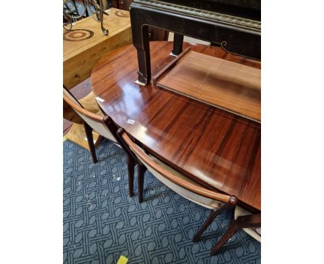 ARCHIE SHINE ROSEWOOD TABLE &amp; 6 CHAIRS FROM HEALS