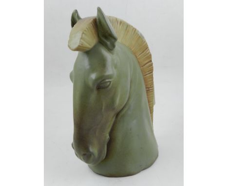 A Lladro figural study of a horse's head. H: 25cm