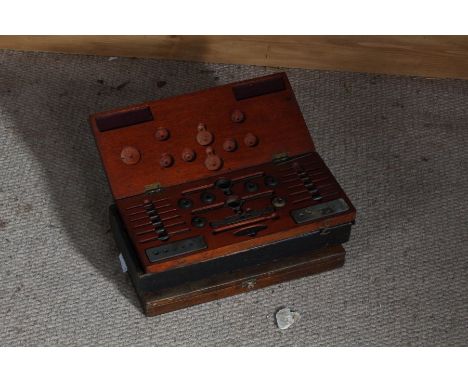 Three boxed tool sets, to include tap and die (3)